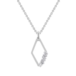 Zlatý prívesok s diamantom Flora