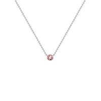 Minimalistický náhrdelník s morganitom Vieny