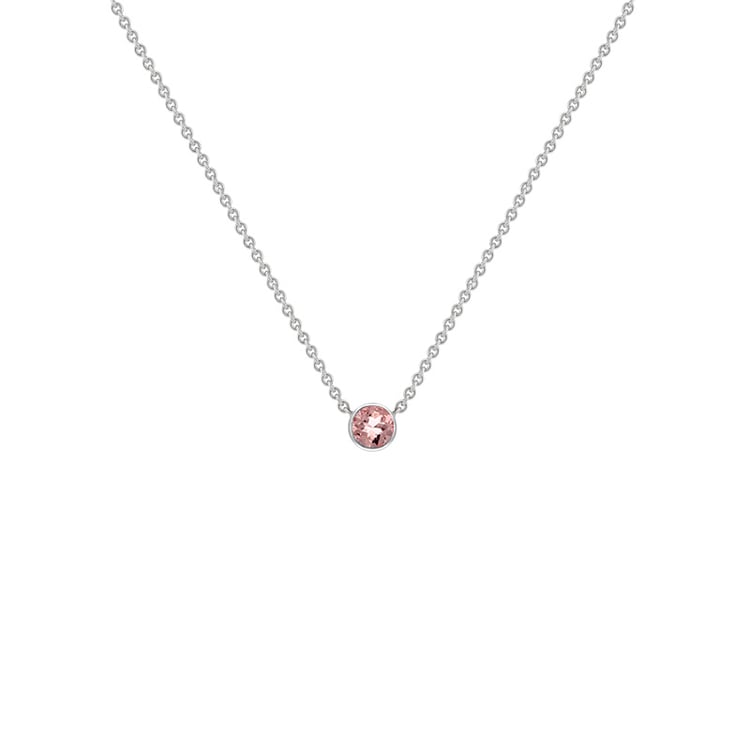 Minimalistický náhrdelník s morganitom Vieny