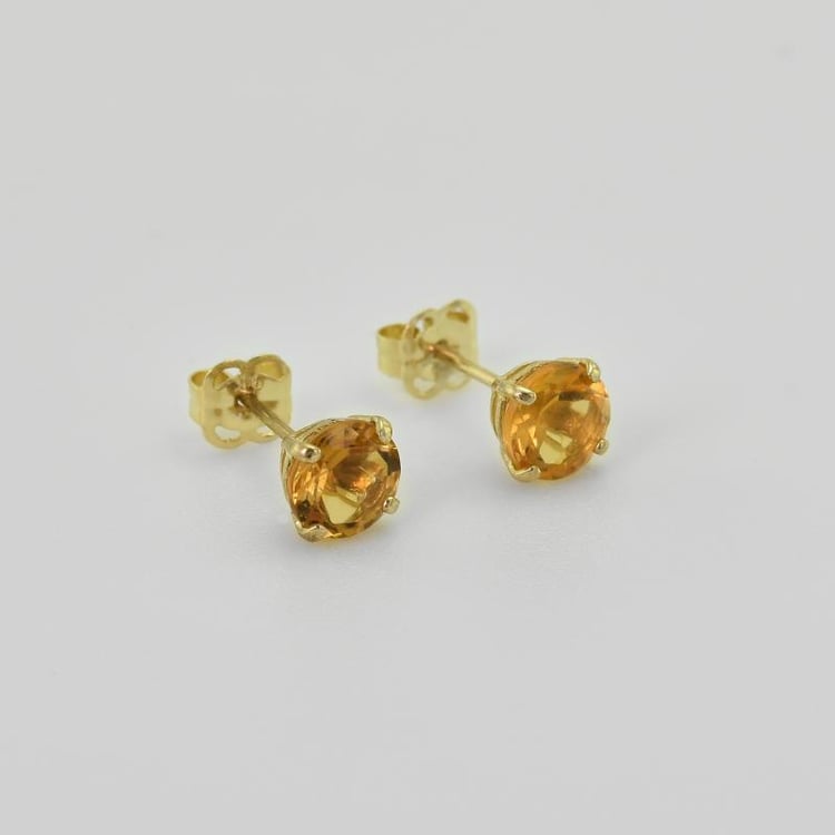 Citrínové náušnice 55567