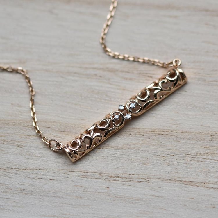 Náhrdelník vintage zo zlata 43407