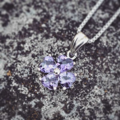 Ametystový náhrdelník