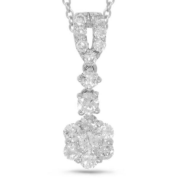 Diamantový náhrdelník zlatý