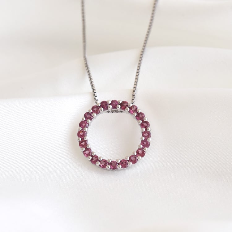 Karma prívesok s rhodolit granátom 79131