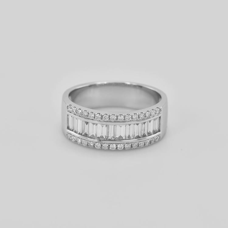 Diamantový prsteň zo zlata 43511