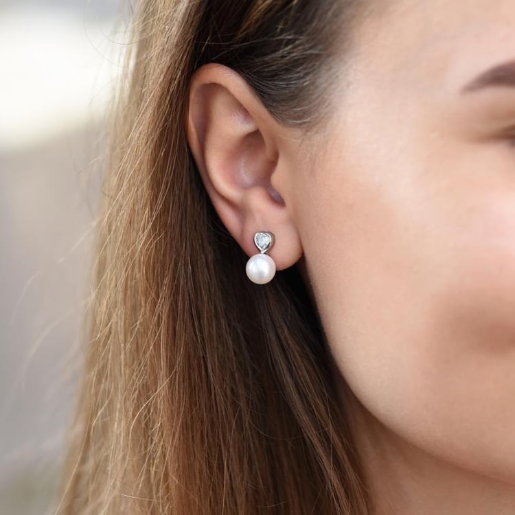 Perlové náušnice 8309