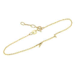 Náramok s 2 písmenkami a lab-grown diamantmi Ainslee