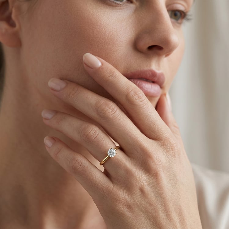 Zásnubný prsteň s 0.62ct IGI certifikovaným diamantom Maya 171418