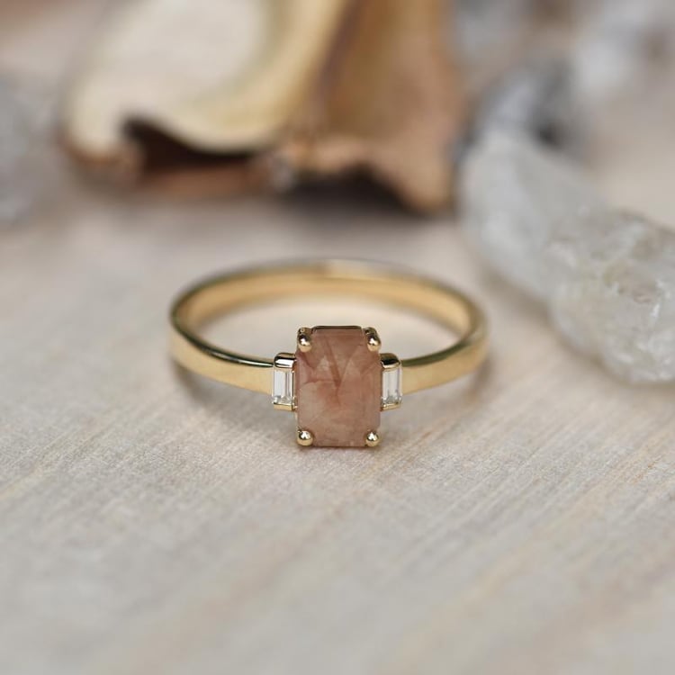 Salt´n´pepper prsteň zo zlata 44746