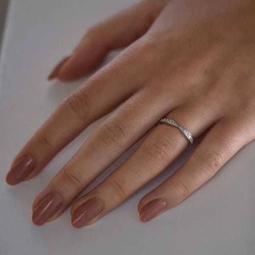 Eternity prsteň s diamantmi Zwita