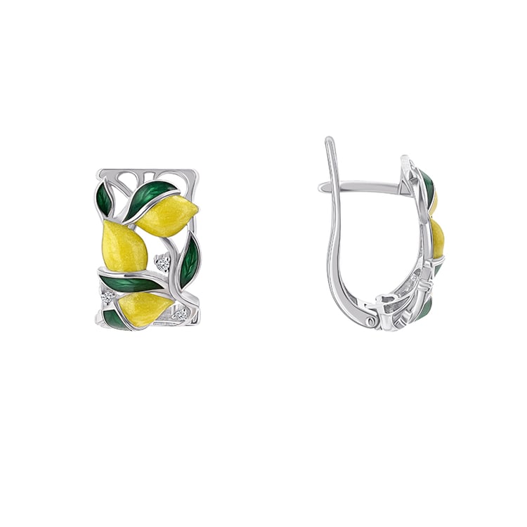 Náušnice s citrónmi 91578