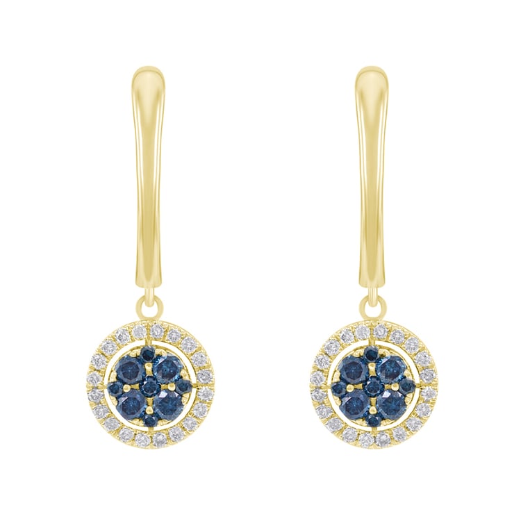 Náušnice s diamantmi 39168