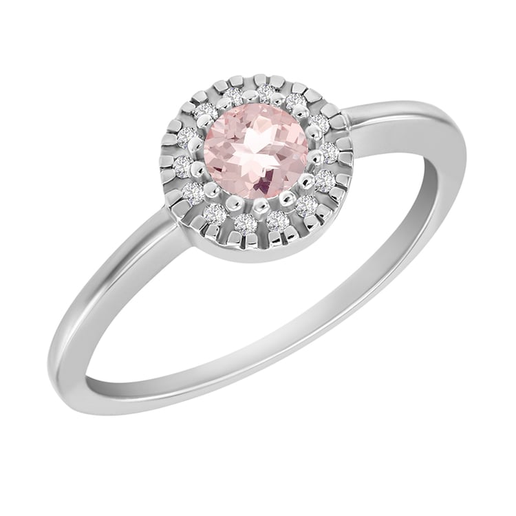 Prsteň z bieleho zlata