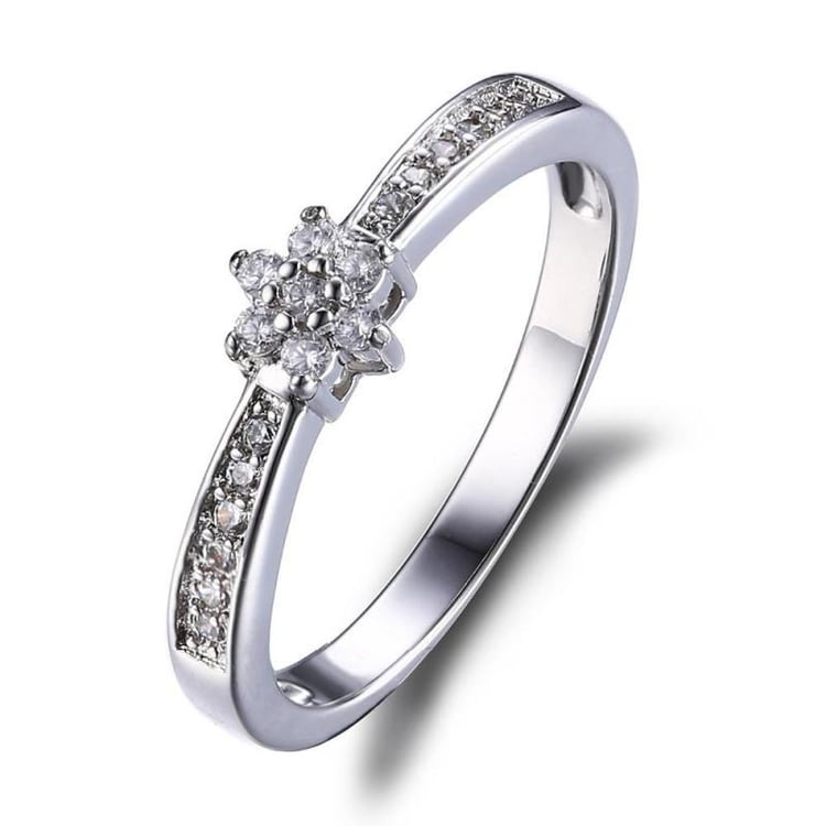 Prsteň so zirkónmi 14886