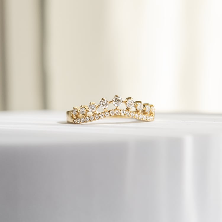 Diamantová dvojitá obručka Colin 144827