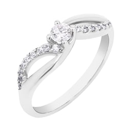 Zásnubný prsteň s lab-grown diamantmi Laly