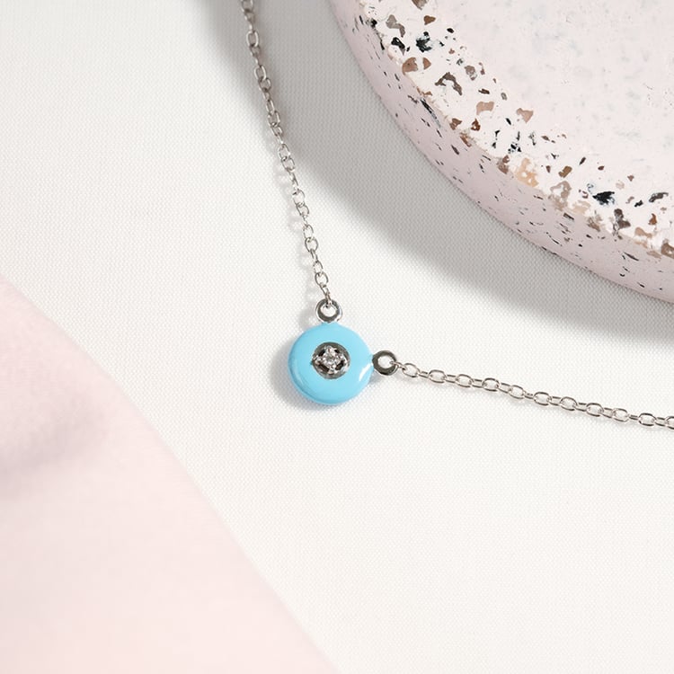 Keramický náhrdelník s lab-grown diamantom Kinny 122065