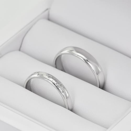 Zlaté svadobné obrúčky s diamantmi Berdy