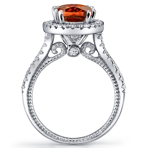 Prsteň s padparadscha zafírom 19828