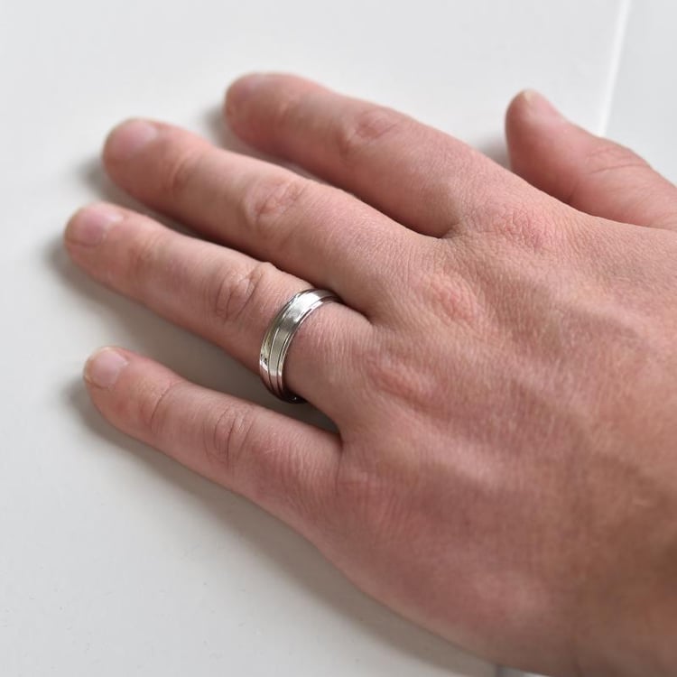 Dámský prsteň s diamantmi 43660