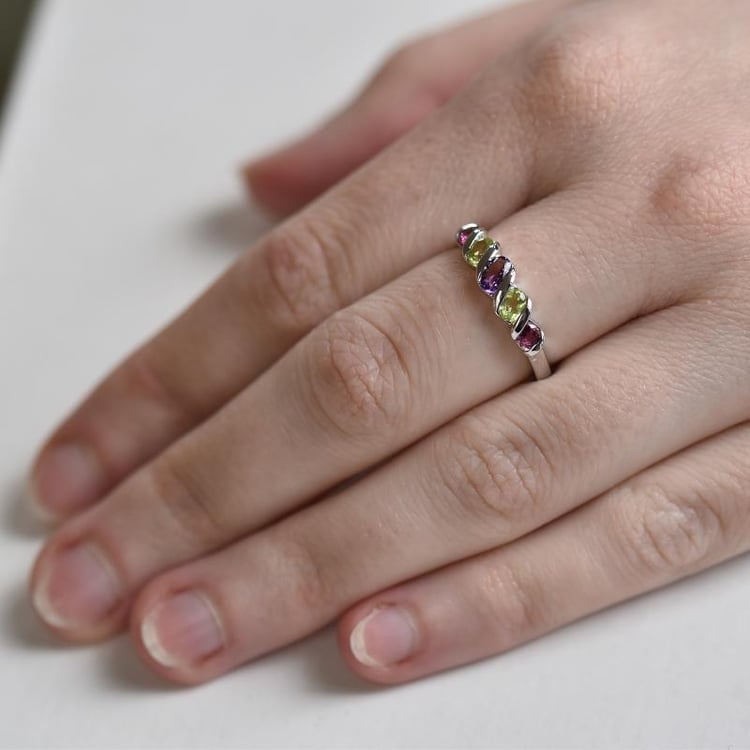 Prsteň zo striebra 29302