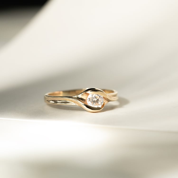 Zásnubný prsteň s lab-grown diamanom Ambriel 135179