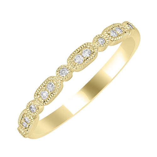 Strieborný eternity prsteň s lab-grown diamantmi Melvin