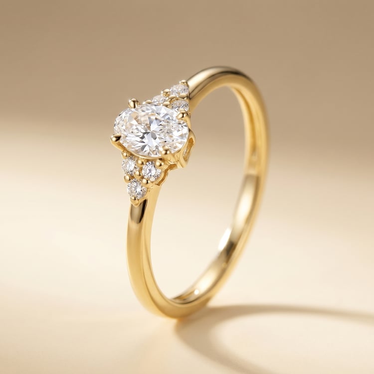 Zásnubný prsteň s výberom písmen a diamantmi Kylie 167499