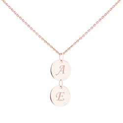 Dvojitý prívesok s gravírom Mahila