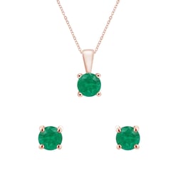 Set šperkov so smaragdmi s výberom veľkosti Camp
