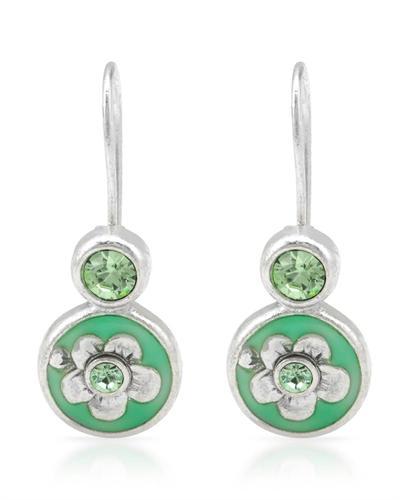 Náušnice s kryštálmi