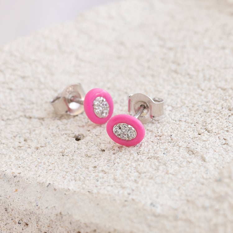 Keramické náušnice s lab-grown diamantmi Riva 123043