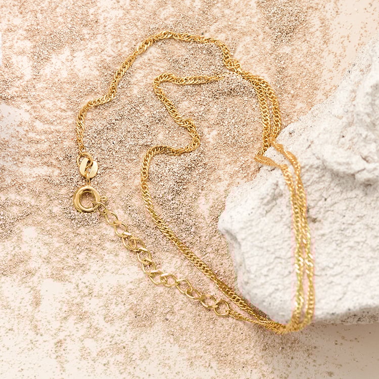 Singapur retiazka 42 cm zo striebra 124447