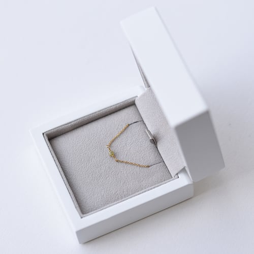 Zlatý náramok so žltou diamantovou kockou Madisyn