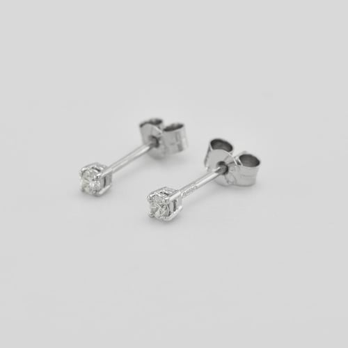 Napichovacie náušnice s 0.12ct diamantmi Aquene