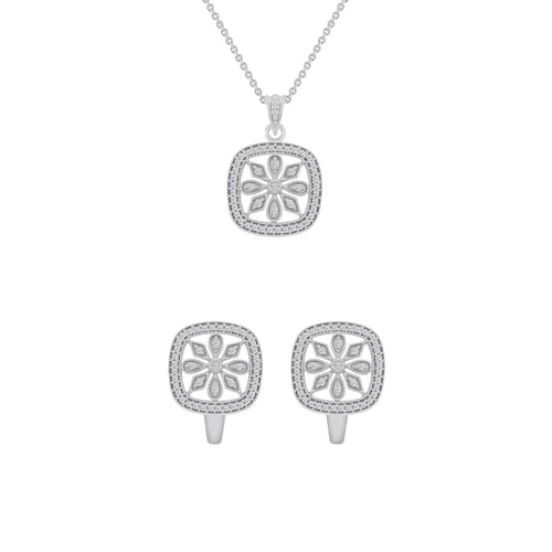Diamantový kvetinový set šperkov Rochelle