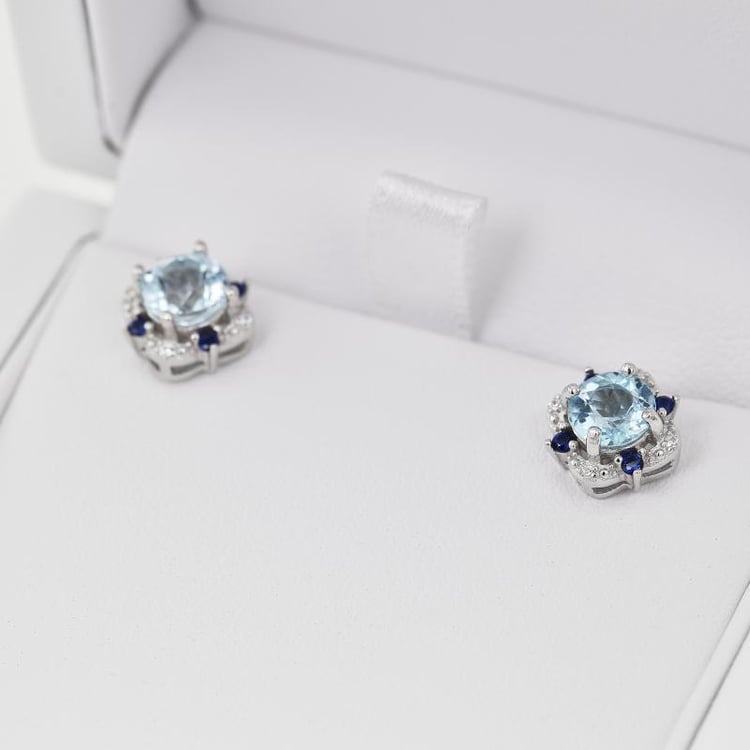 Náušnice s topásmi 21398