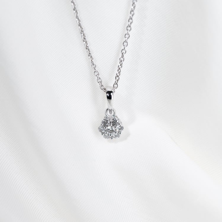 Elegantný prívesok s lab-grown diamantmi Chrisstel 131142