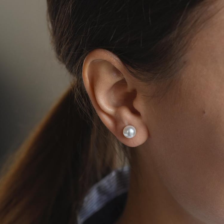 Perlové náušnice 52834