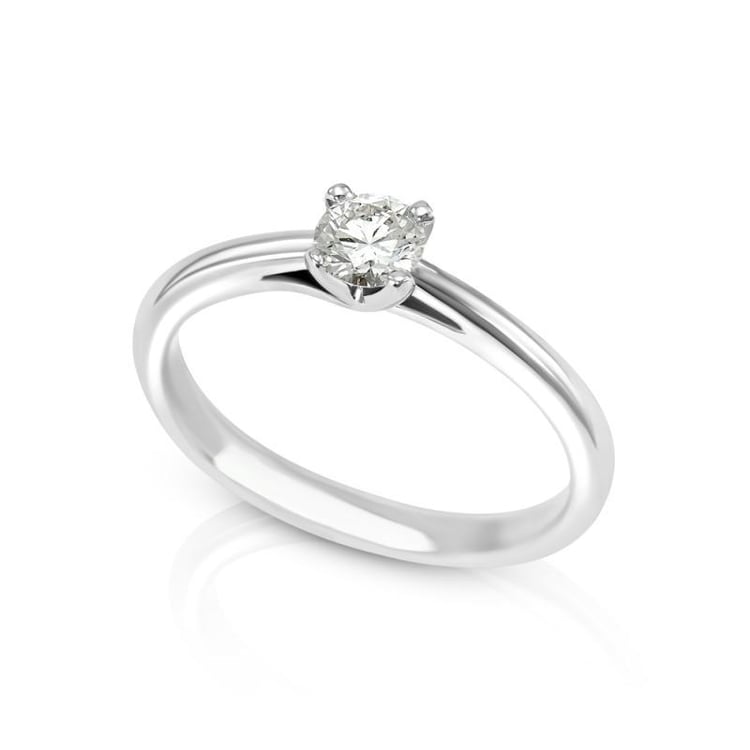 Zásnubný prsteň s 0.30ct GIA diamantom