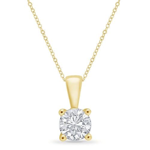 Prívesok s výberom karátovej váhy lab-grown diamantu Stacey