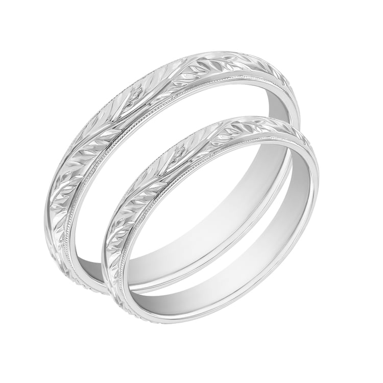 Zlaté svadobné obrúčky s gravírom 33633