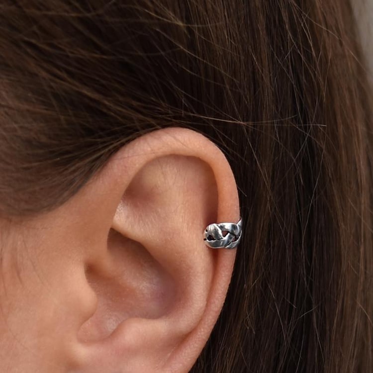 Strieborný ear cuff Zonely 35905