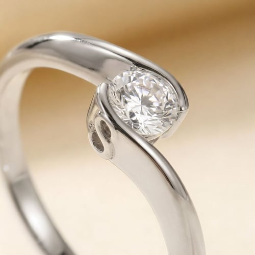 Zásnubný prsteň s výberom písmen a diamantmi Saffar