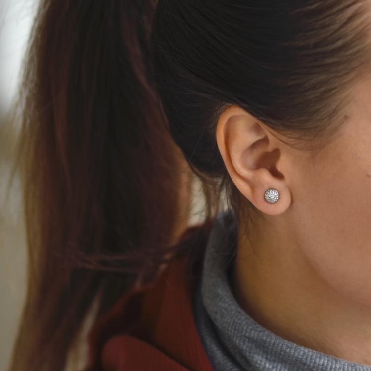  Strieborné náušnice 50754