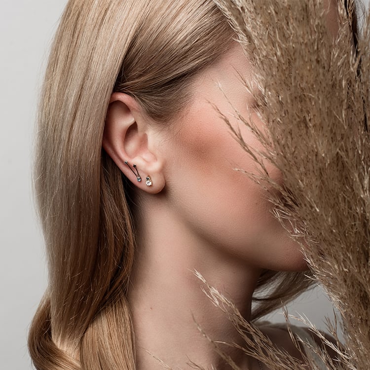 Náušnica so znamením zverokruhu Aquarius 95338