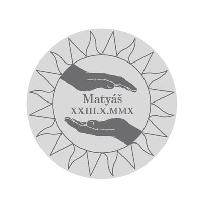 Grafický návrh prívesku