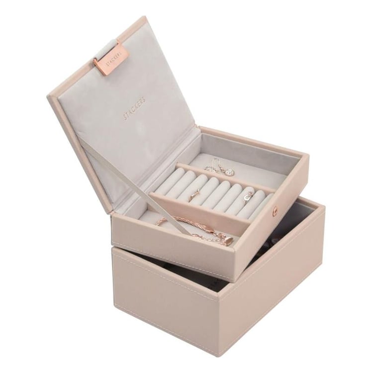 2dielna šperkovnica svetloružová Paris