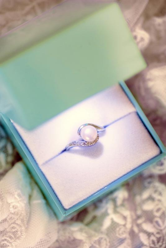 Perlový prsteň 4217