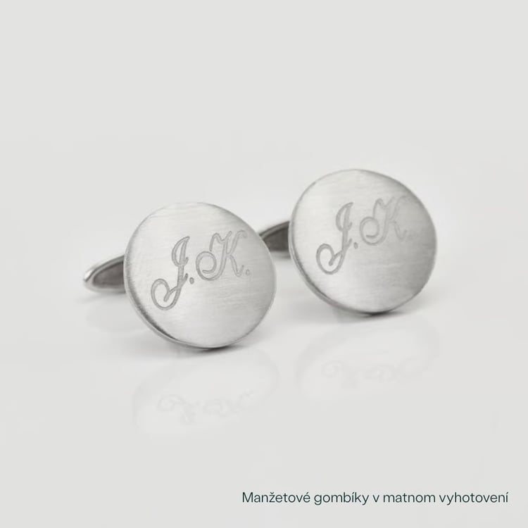 Strieborné manžetové gombíky 165921